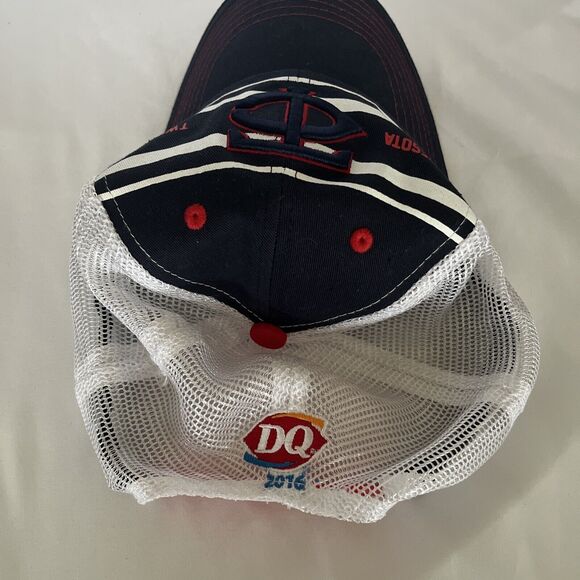Minnesota Twins Baseball MelonWear Hat Cap Mens Blue White Mesh Adjustable Size - Picture 2 of 8
